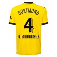 Dres Borussia Dortmund Nico Schlotterbeck #4 Domáci 2023-24 Krátky Rukáv